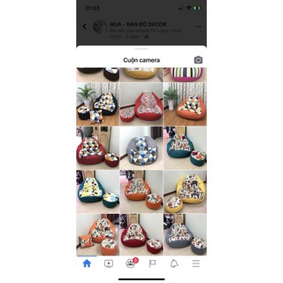 Combo 2 sản phẩm “ ghế lười Hạt xốp và Đôn ghế lười hạt xốp “ 🌸🌸❣️💕🍀🍀🍀🍀 💕Lưu ý: sản phẩm trên không bao gồm hạt xốp )