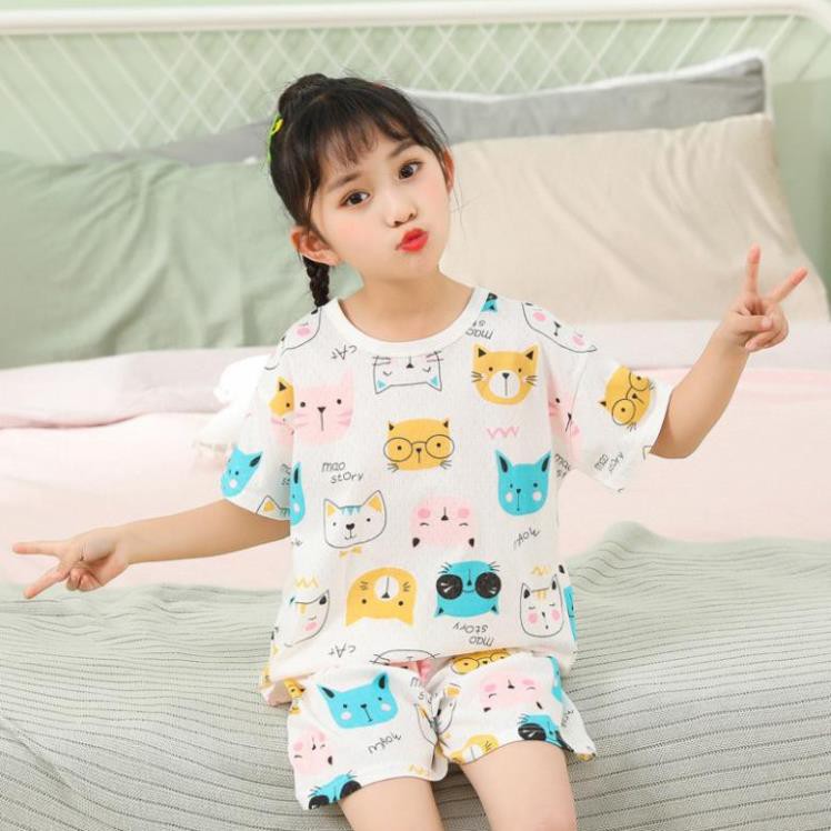 IBT29 Size90-150 (9-35kg) Bộ thun cotton cho bé bao thấm hút Freeship Hàng Quảng Châu Thời trang trẻ em