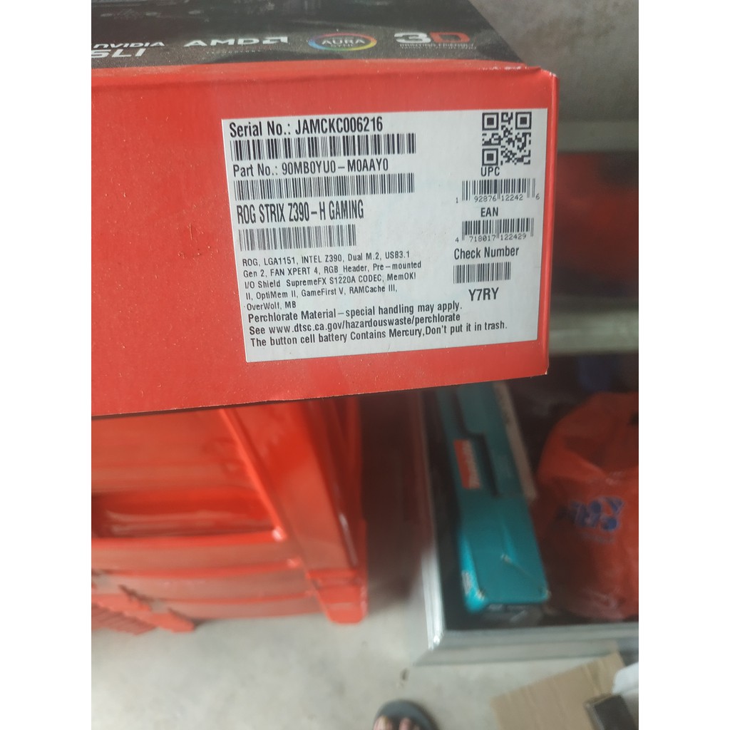 Mainboard ROG STRIX Z390-H GAMING full box.new