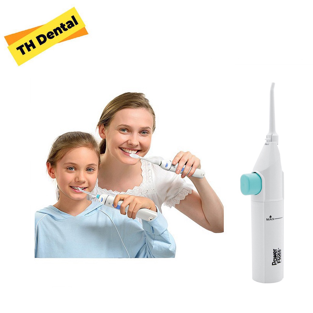 Máy tăm nước làm sạch kẽ răng nhỏ gọn thông minh Power Floss dành cho người niềng răng