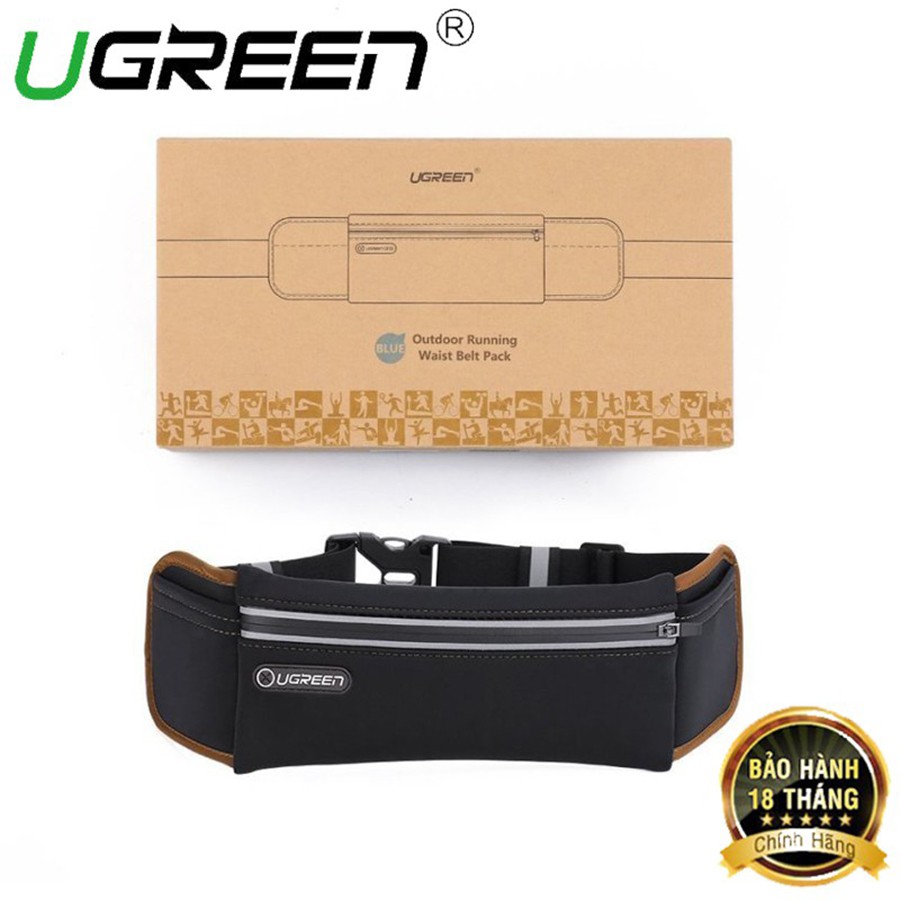 Ugreen 20818 - Dây lưng đa năng cho smartphone khi tập thể thao màu đen nâu - HapuStore