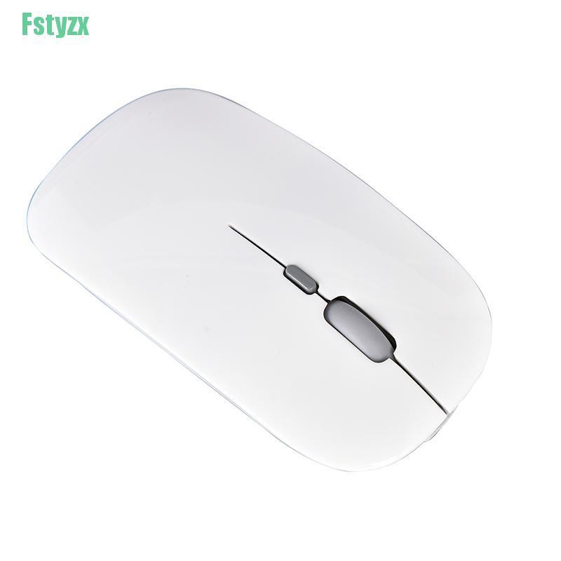 fstyzx New 2.4GHz Rechargeable Wireless Mouse Silent Button Ultra Thin USB Optical Mice