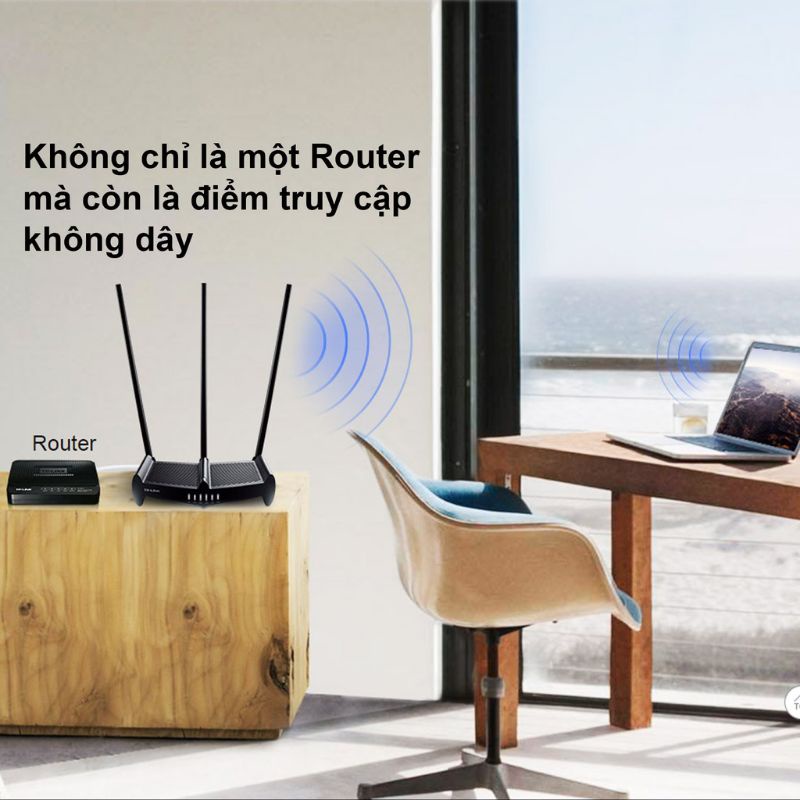 Bộ phát Wifi xuyên Tường TP-Link TL-WR941HP chuẩn N công suất cao 450Mbps - Hàng Chính Hãng