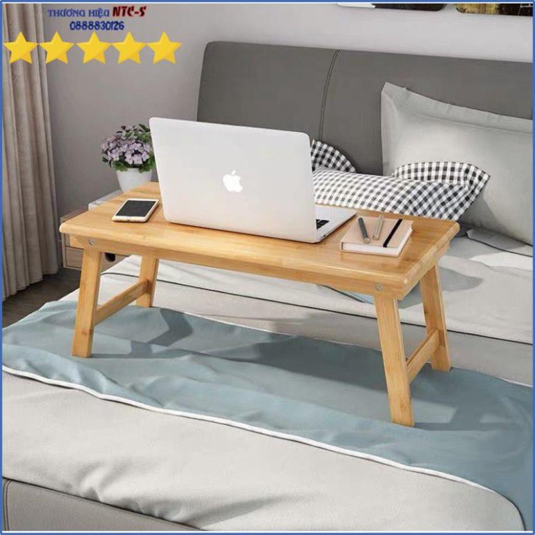 👌💖 FREESHIP 👌💖 Bàn Chân Xếp 40x60cm - Bàn trà chữ nhật sofa/cafe ngồi bệt gấp gọn gỗ thông tự nhiên