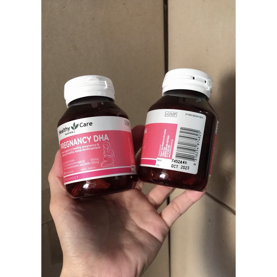 DHA cho bà bầu Pregnancy DHA Healthy Care 60 viên - HÀNG ÚC