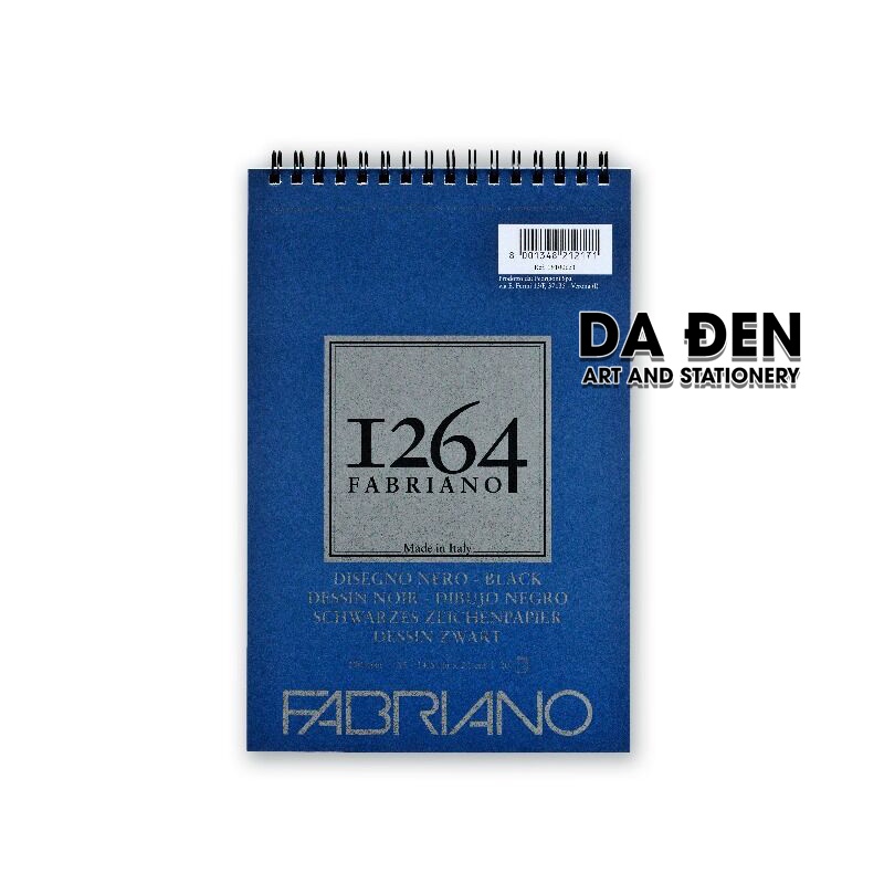 [DA ĐEN] Sổ Fabriano 1264 Giấy Đen A3 200g/m²