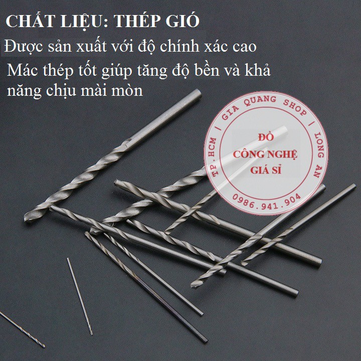 Bộ 10 mũi khoan nhỏ