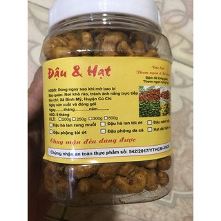 HẠT ĐIỀU RANG TỎI ỚT - 500g