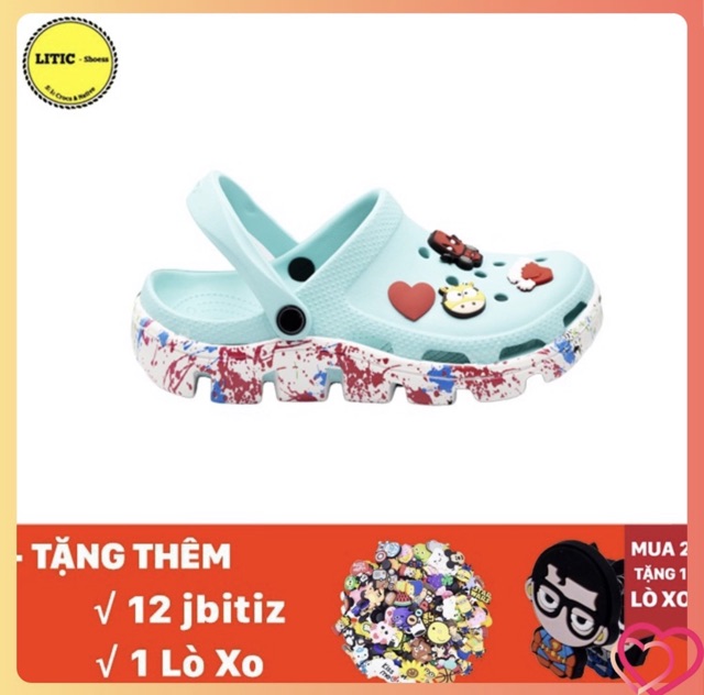 💖 Dép khủng long vảy sơn đế lượn sóng💖 Sục bít đầu đế lượn sóng cao cấp 💖 | BigBuy360 - bigbuy360.vn