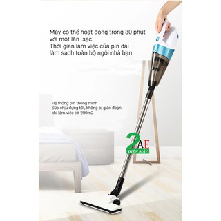 Máy hút bụi mini cầm tay không dây sạc pin 2 trong 1