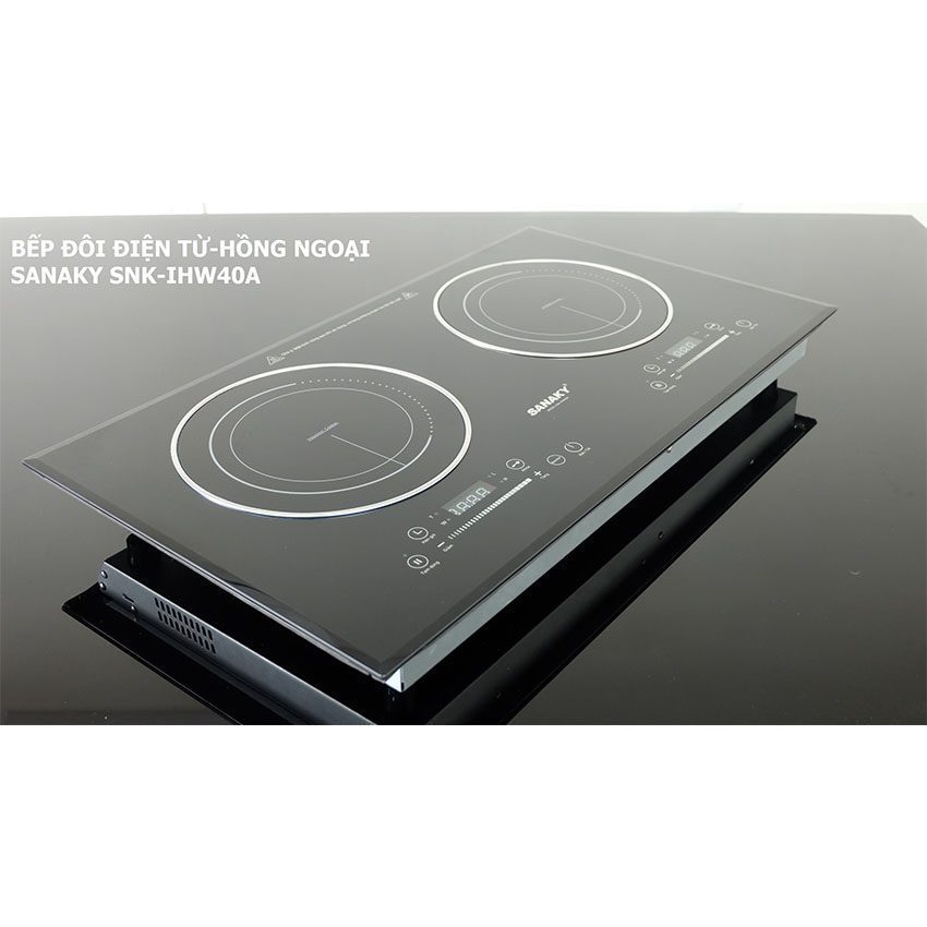 Bếp đôi điện từ hồng ngoại Sanaky SNK-IHW40A - Hàng chính hãng