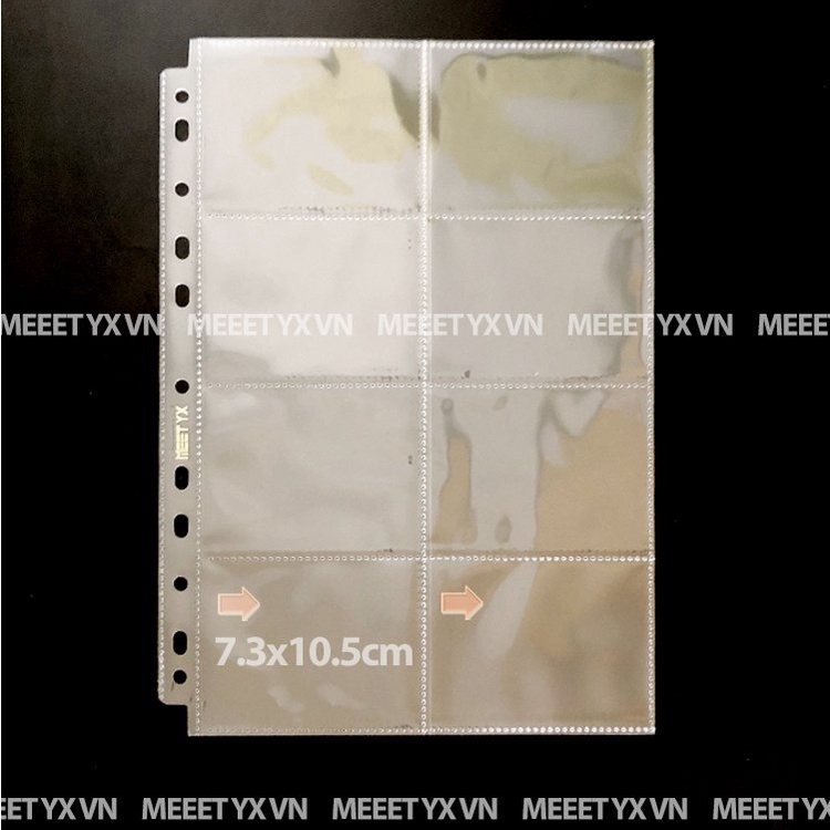SHEET MEET YX 8 Ô POLA LỚN 7X10CM CHO BÌA A4