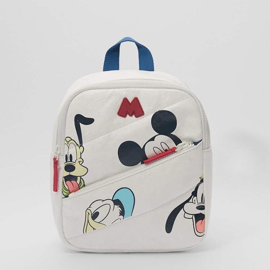 DISNEY Balo Đi Học Họa Tiết Chuột Mickey Minnie Dễ Thương Cho Bé