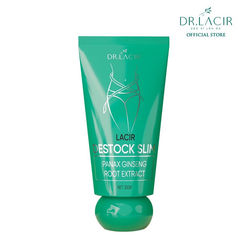 Mini Kem Tan Mỡ Destock Slim Drlacir,hộp35gr Giúp hỗ trợ giảm số đo các vòng trên cơ thể