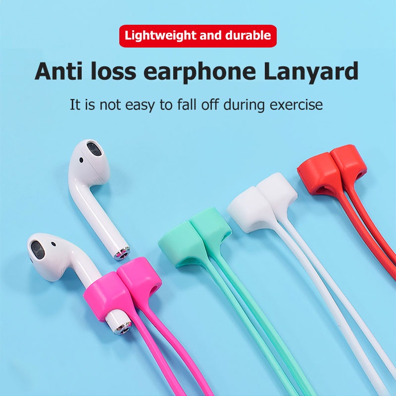 Dây đeo silicone từ tính giữ tai nghe chống thất lạc