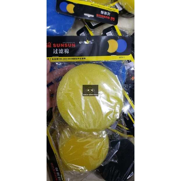 Bông thay thế cho Lọc Sunsun 603/603B/604/604b - Bông lọc - Phụ kiện máy lọc - Hồ cá cảnh - Bể thủy sinh