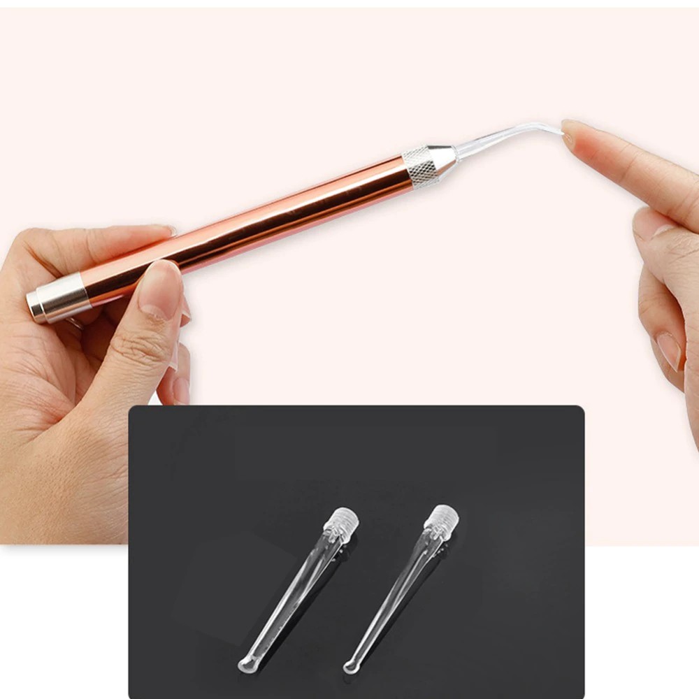 [Hàng mới về] Dụng cụ vệ sinh lấy ráy tai có đèn LED an toàn cho bé