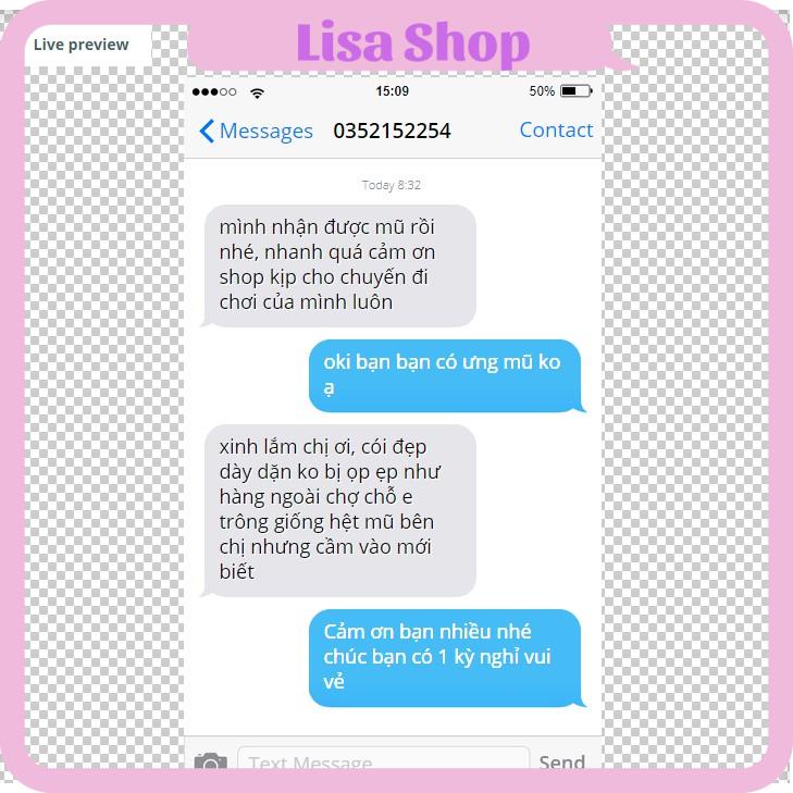 [HÀNG LOẠI 1- CAO CẤP]  Mũ cói nửa đầu, nón cói đầu trống rộng vành gắn nơ sau phong cách Hàn Quốc Lisa, M30