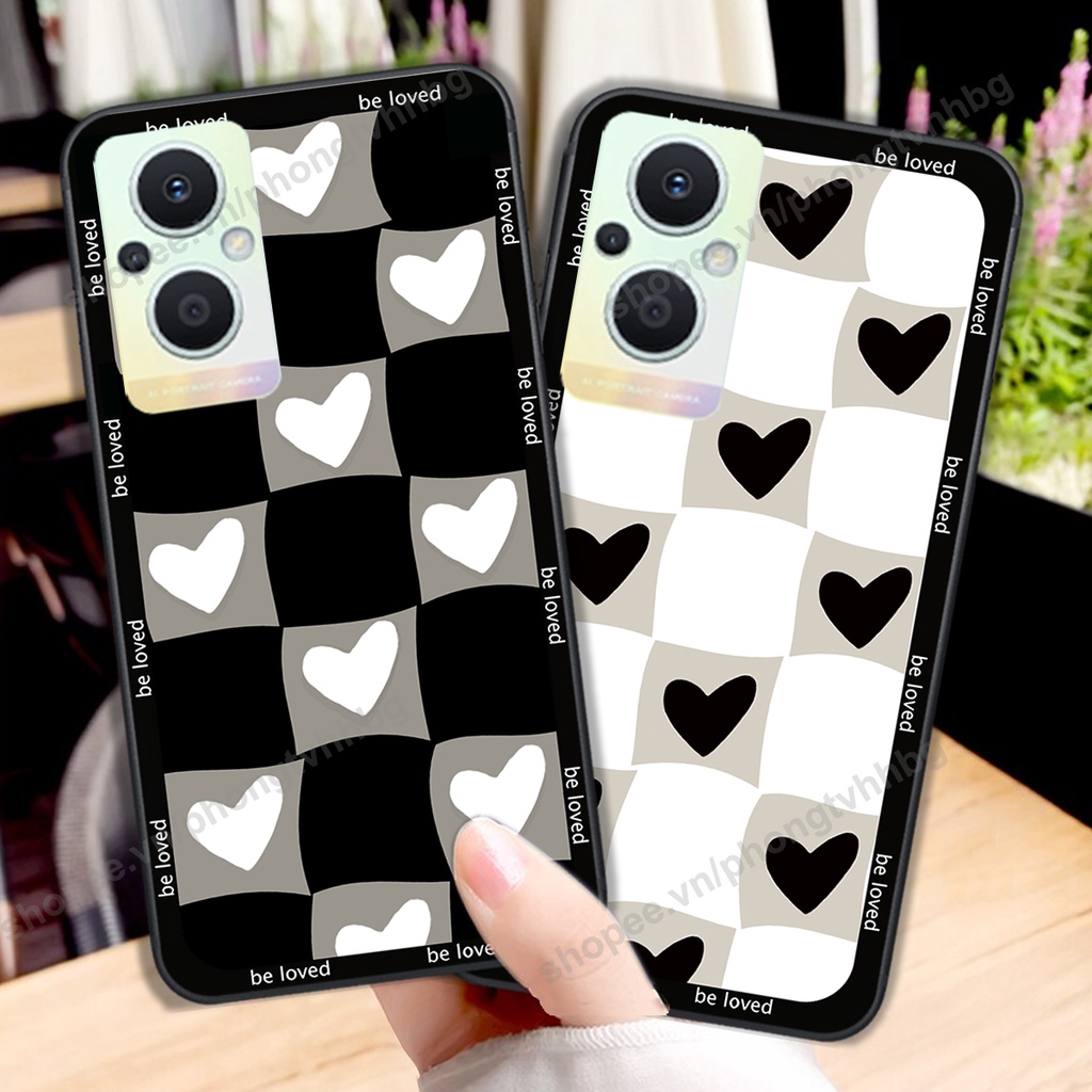 Ốp lưng Oppo Reno7 /  Reno 7Z 5G / Reno 7  ốp họa tiết trái tim caro, chuột mikey thể thao cực đẹp cute cực bền bỉ