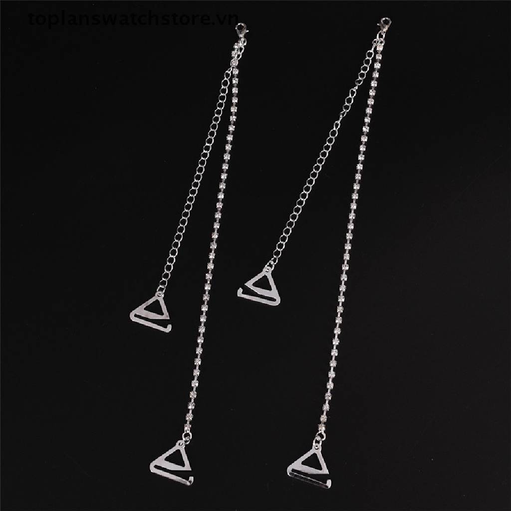 1 Set 1 / 2 Dây Áo Ngực Đính Đá Thời Trang Quyến Rũ