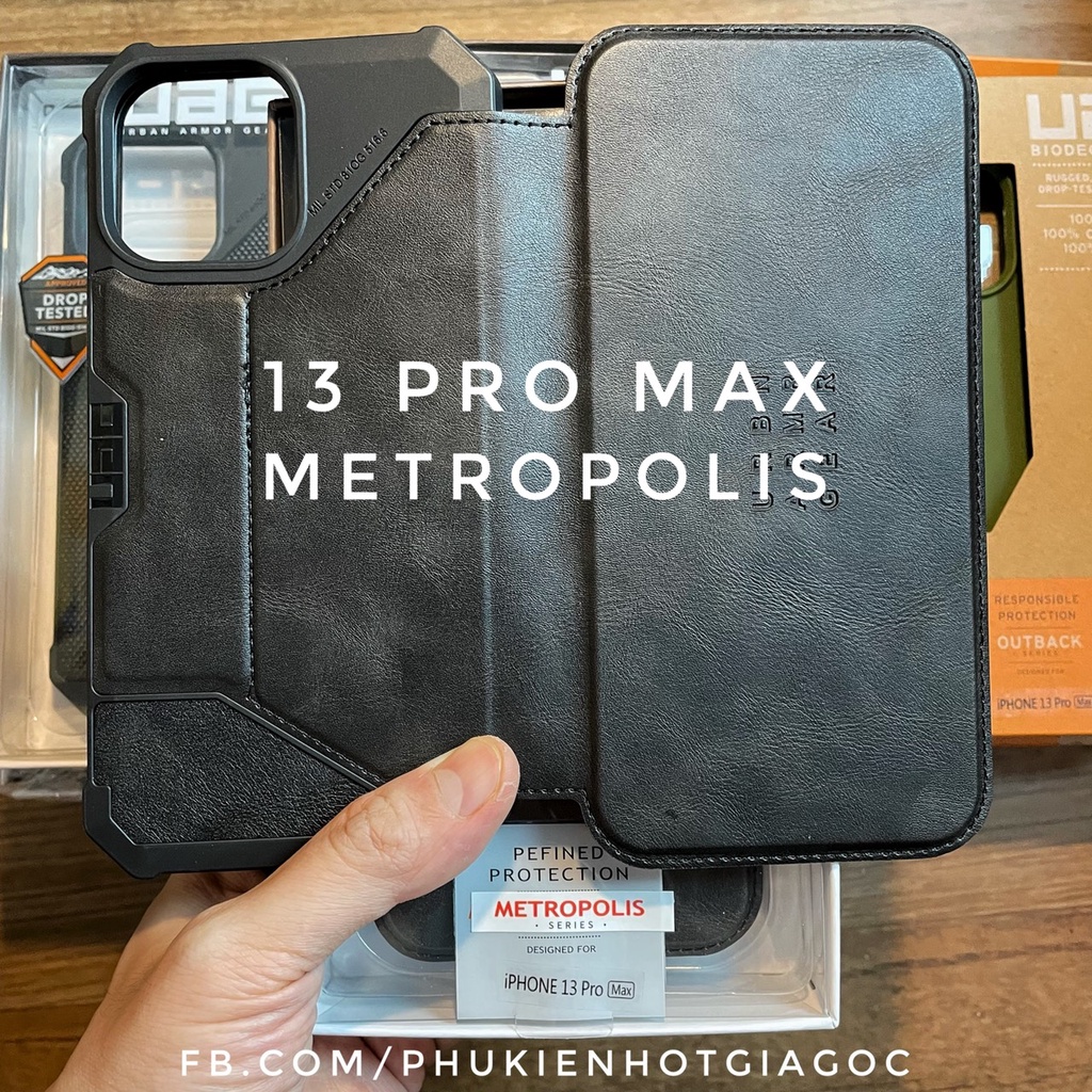 Ốp lưng bao da UAG Metropolis Series Iphone 12 Pro max / 11 / Xs max / XR / 7,8 Plus / Note 10 plus / Mate 30 Pro