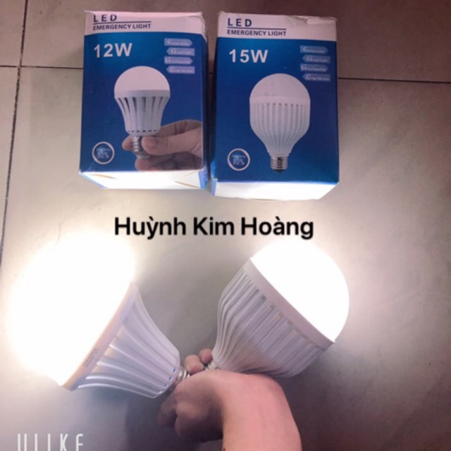 BÓNG ĐÈN LED TÍCH ĐIỆN 12W-15W CÚP ĐIỆN SÁNG