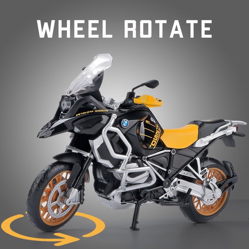 Mô Hình Xe Mô Tô BMW R1250 GS Bằng Hợp Kim Tỉ Lệ 1: 12