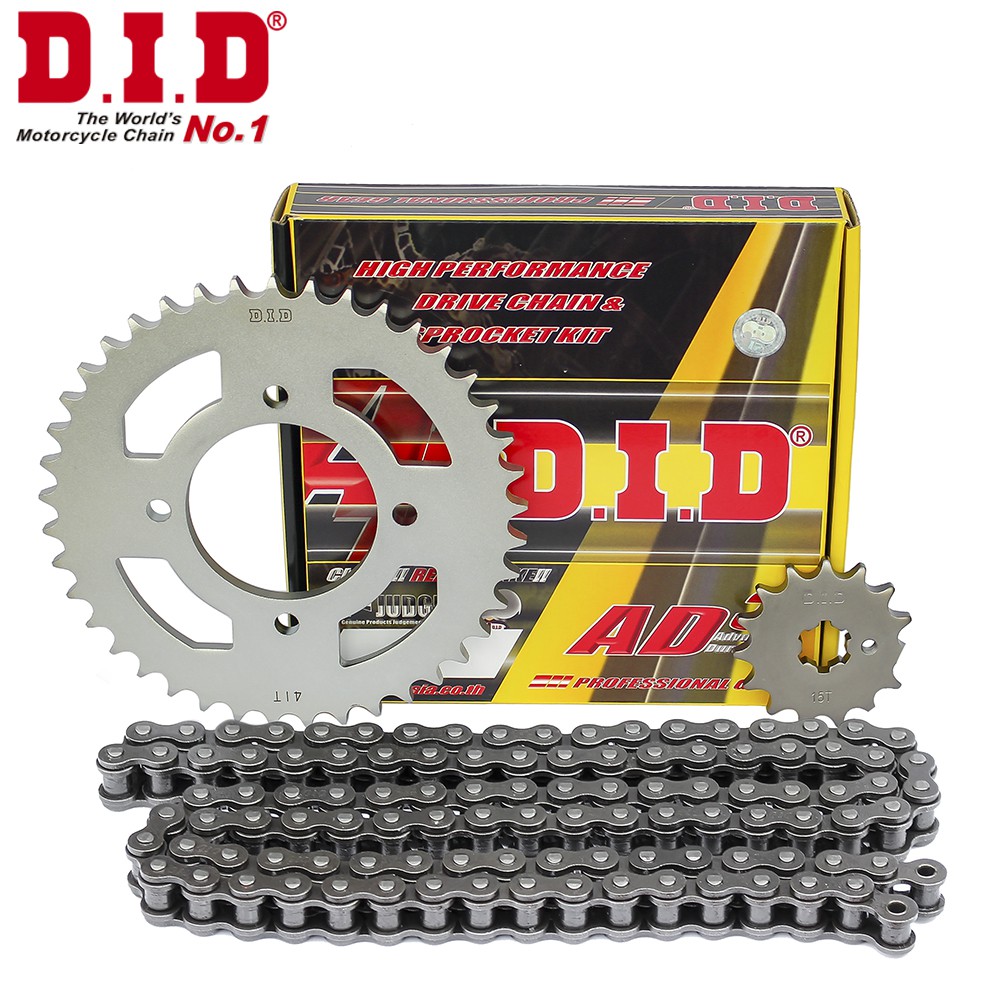 Nhông sên dĩa DID xe Taurus (sên 9 ly) 428DXN-108L, 15T-41T