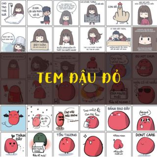 In sticker nhiều màu