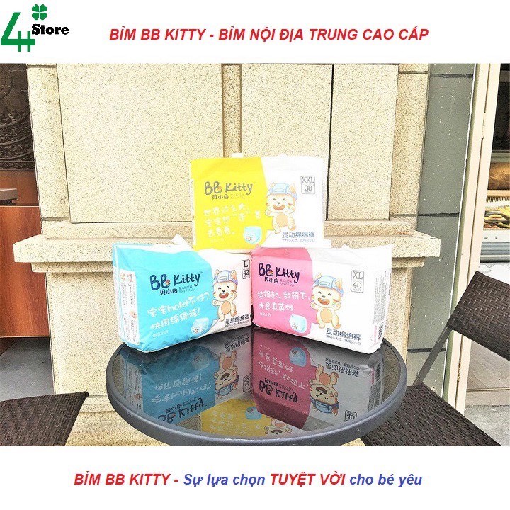 ⚡COMBO 6 BỊCH⚡ Bỉm/Tã BB Kitty Dán/Quần Nội Địa Trung CAO CẤP SIÊU THẤM HÚT đủ size S56/M48/L42/XL40/XXL36