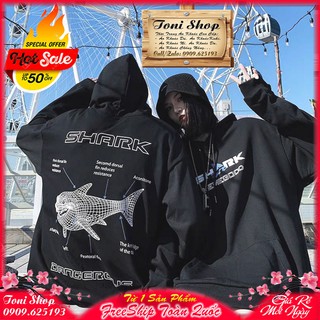 Áo hoodie - áo khoác nỉ ngoại cao cấp cá mập