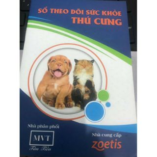Combo sổ khám cho chó mèo