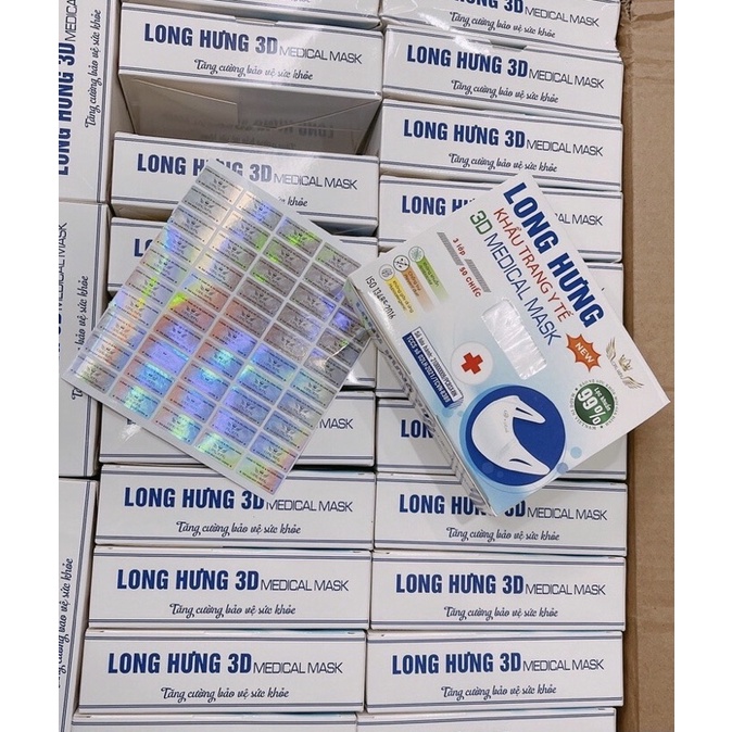 KHẨU TRANG 3D KHÁNG KHUẨN - LONG HƯNG