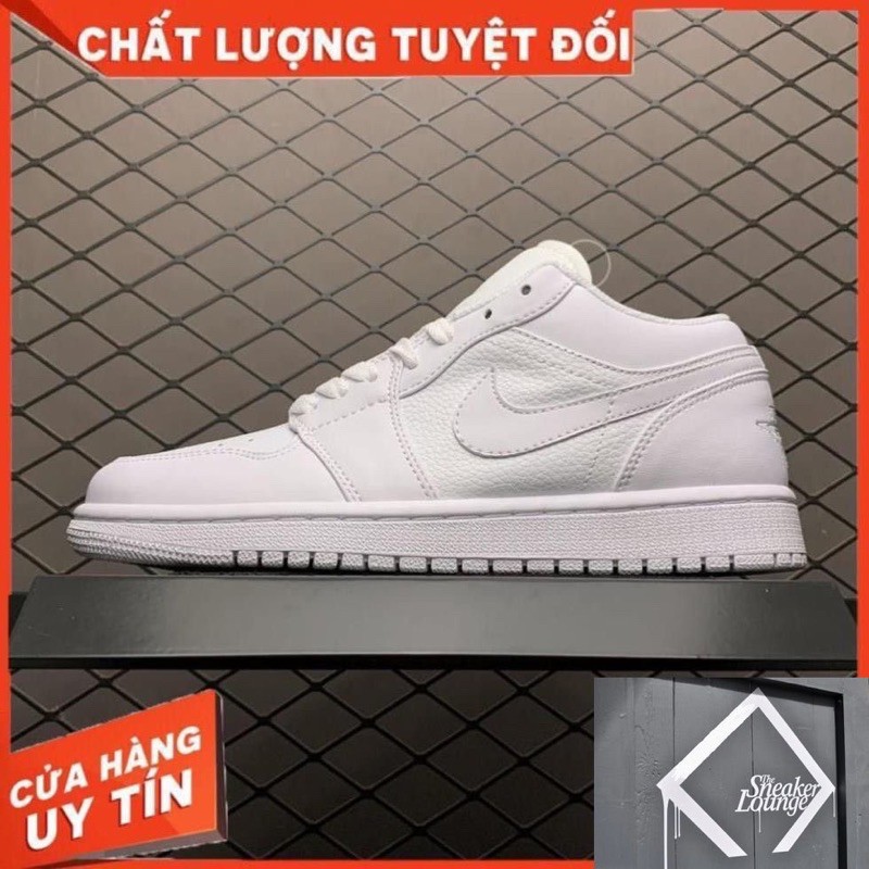 [MIỄN PHÍ SHIP] Giầy thể thao AIR JORDAN 1 Trắng Low Full White nam nữ