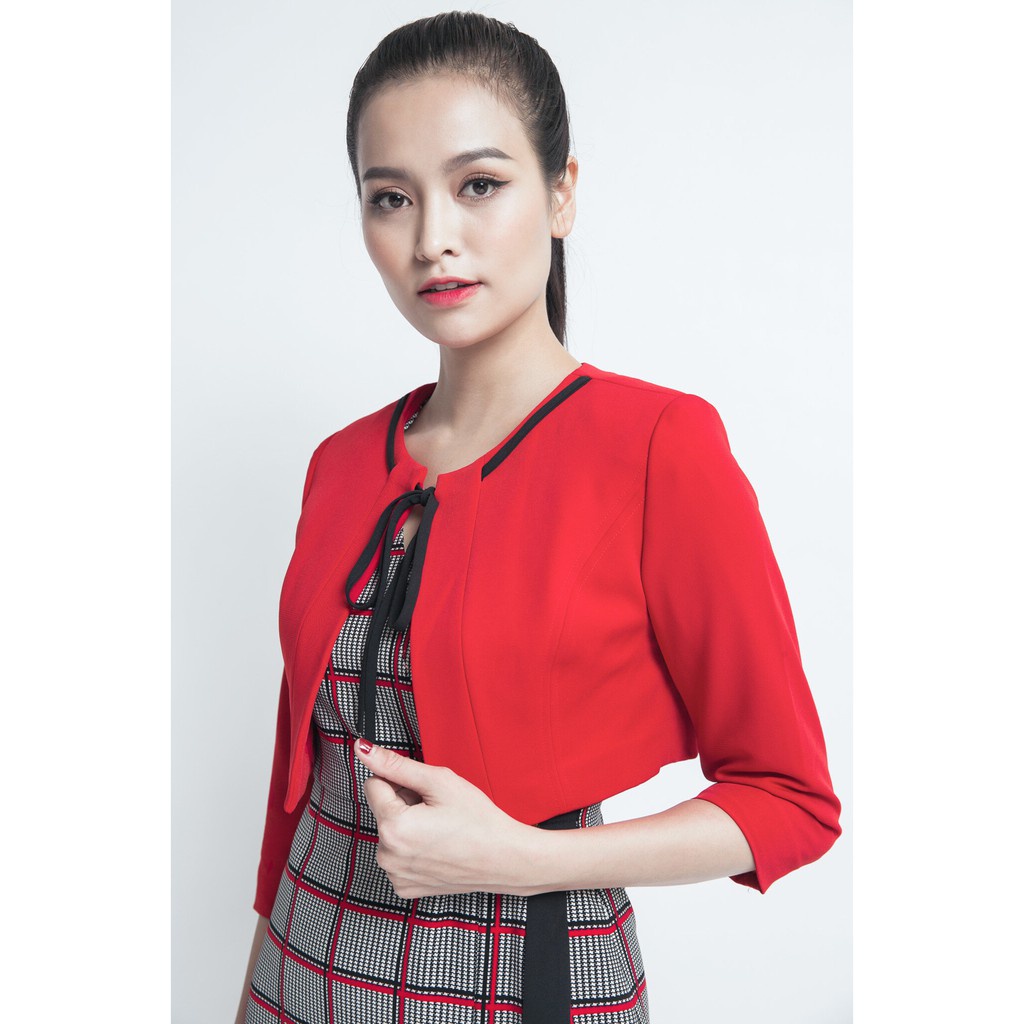 Áo khoác nữ dài tay dáng lửng IVY moda MS 67M3655