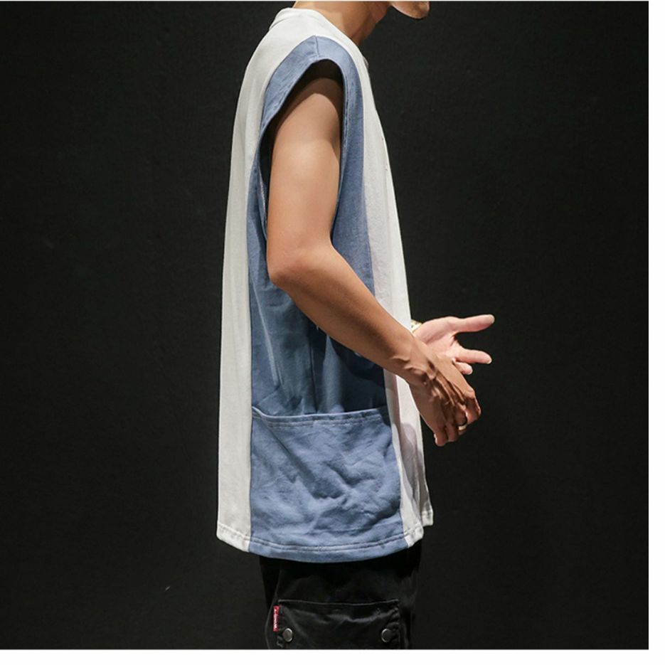 Áo Thun Ba Lỗ Thể Thao Bóng Rổ Dáng Rộng Vải Cotton Mỏng Thời Trang Mùa Hè Cho Nam