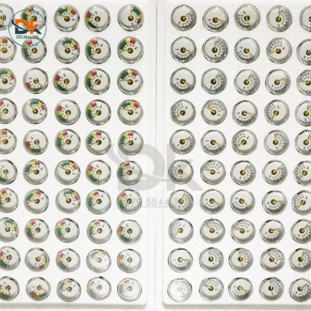 Đồng hồ khí nén áp cao MPA mặt 25mm 5/10/20/30/40 MPA