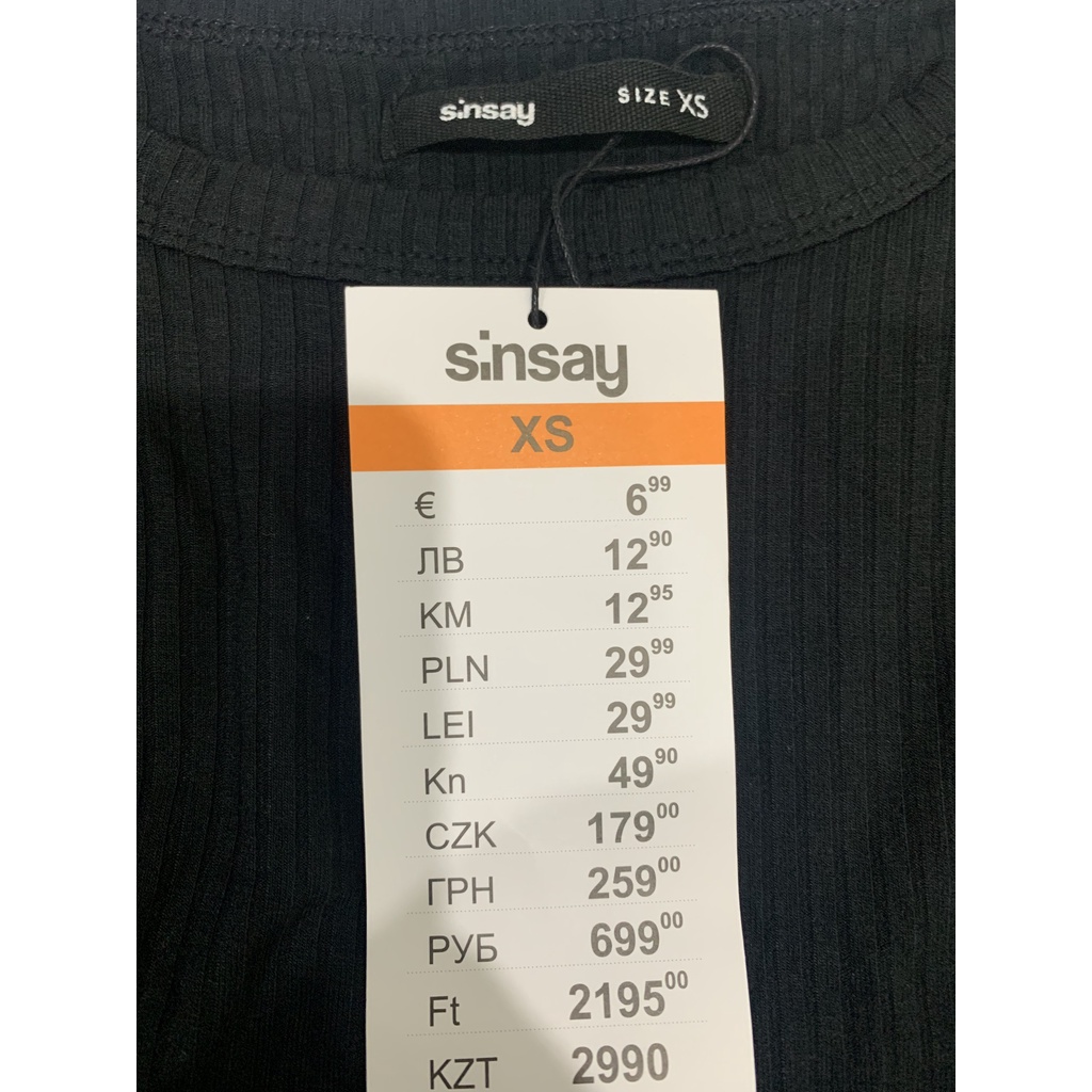 Váy body thun tăm Sinsay