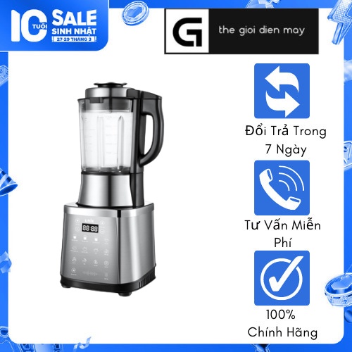 Máy làm sữa hạt,máy nấu sữa hạt unie v8s công suất 1800W, dung tích 1.75L, bảo hành 24 tháng