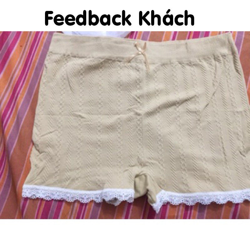 Quần lót nữ cotton ren mặc trong váy đầm vintage áo dài chân váy đồ lót cao cấp | BigBuy360 - bigbuy360.vn