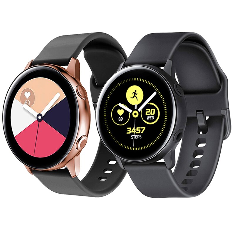 Dây Đeo 20 22mm Bằng Silicone Mềm Cho Đồng Hồ Thông Minh Xiaomi Amazfit Gts 2 Bip Pace Samsung Galaxy Watch 3 46mm Gear S3 Active2 Huawei Band