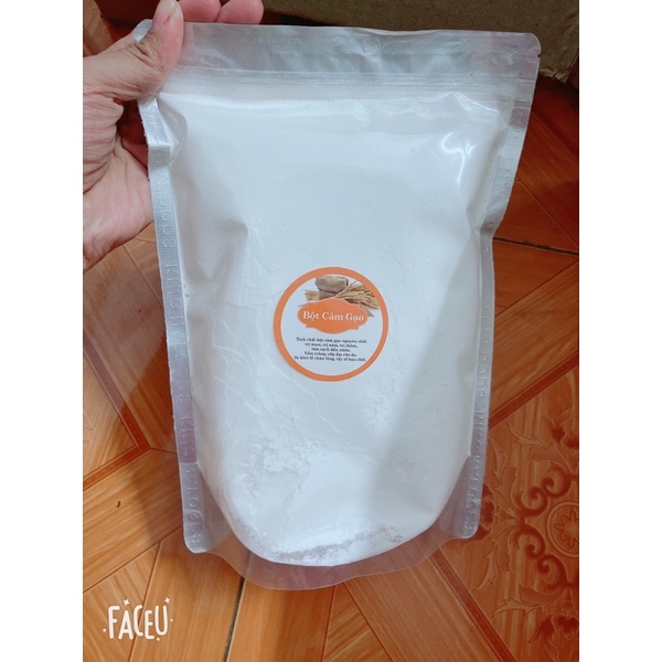 1kg bột cám gạo sữa handamde.   tắm trắng đắp mặt