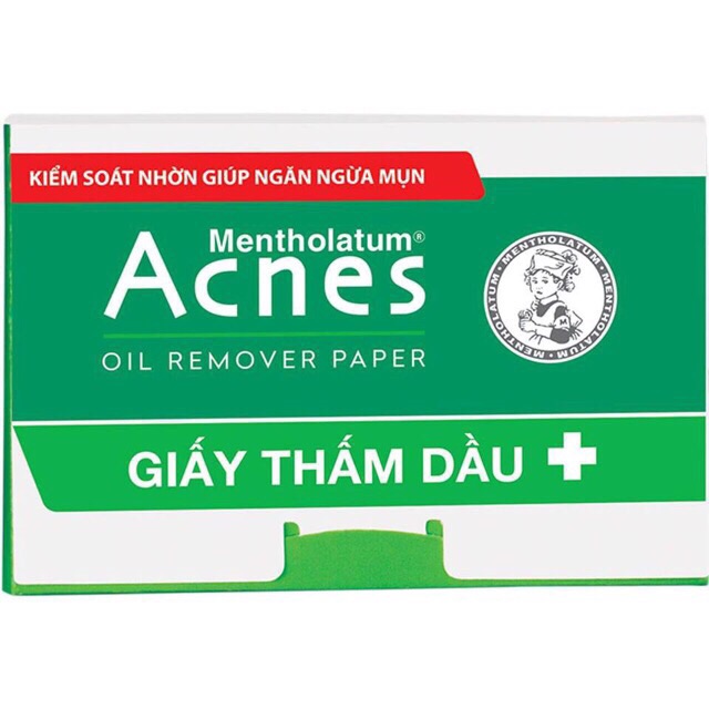 Giấy thấm dầu Acnes - gói 50 tờ kiểm soát nhờn giúp ngăn ngừa mụn | BigBuy360 - bigbuy360.vn