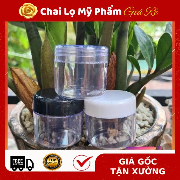 Hủ Đựng Kem ❤ RẺ VÔ ĐỊCH ❤ Hũ nhựa trong 30g chiết mỹ phẩm , phụ kiện du lịch