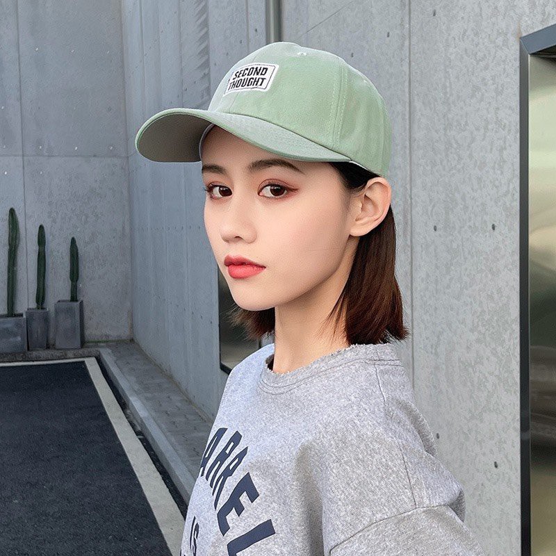 Nón lưỡi trai thêu chữ Second siêu hot 2021 phong cách Uzzlang nam nữ