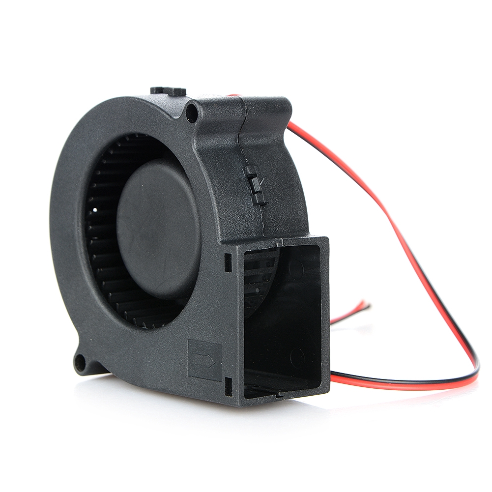 Quạt hút ly tâm 7530 75mm DC 12V 0.36A thông dụng