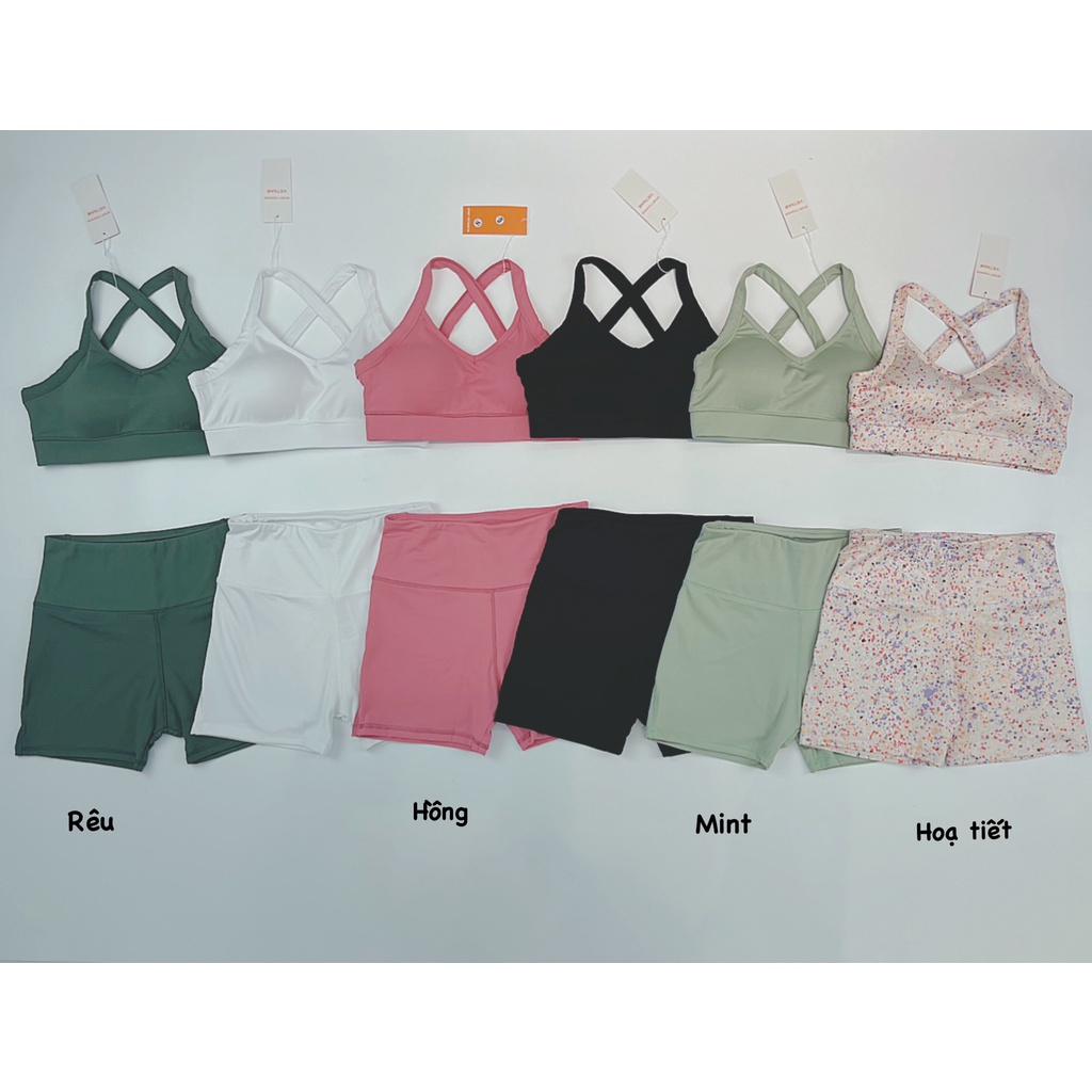 Set Ngắn Thể thao Nữ Dây Chéo LyLy Siêu Xinh