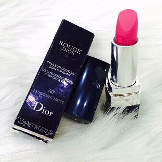 Son Dior Rouge 787 Exuberant Matte Màu Hồng Tím