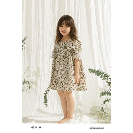 Váy hoa elise cho bé gái