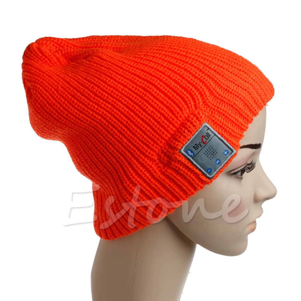 Mũ Beanie Mềm Mại Kết Nối Bluetooth Không Dây Cho Tai Nghe Thông Minh